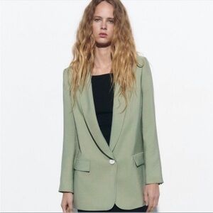 NWT Zara Flowy Blazer
